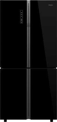Haier 712 L Frost Free Side by Side (2020) Refrigerator (Black Glass, HRB-738BG)