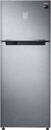 Samsung 465 L Frost Free Double Door 3 Star (2019) Refrigerator (EZ Clean Steel, RT47M623ESL/TL)