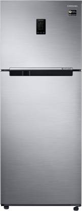 Samsung 386 L Frost Free Double Door 2 Star (2020) Convertible Refrigerator with Curd Maestro (Refined Inox, RT39T5C38S9/TL)