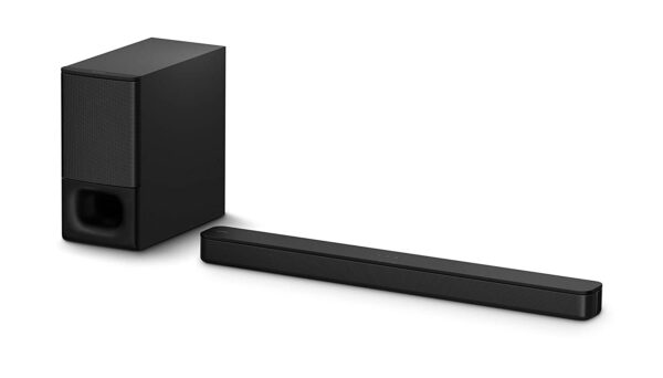Sony HT-S350 2.1Ch Soundbar with Wireless Subwoofer (Dolby Audio,Bluetooth Connectivity, Wireless Connectivity with TV), Black