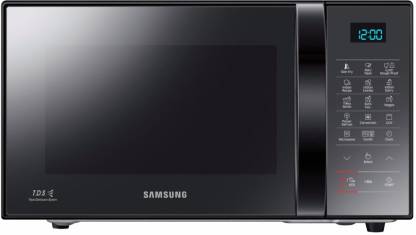 SAMSUNG 21 L Convection Microwave Oven (CE78JD-M/TL, Mirror Black)