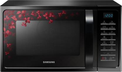 Samsung 28 L Convection Microwave Oven (MC28H5025VB/TL, Black Sanganeri Pattern)