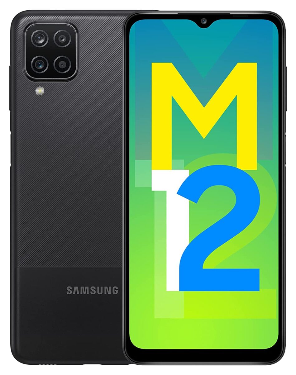 Samsung Galaxy M12 (Black,6GB RAM, 128GB Storage)