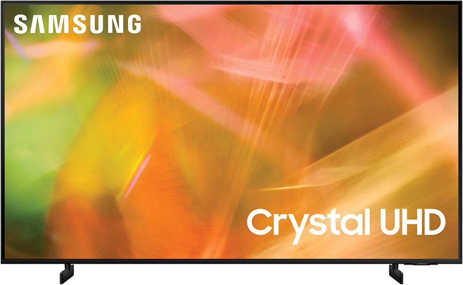 SAMSUNG 43-Inch Class Crystal UHD 43AU8000 – 4K UHD HDR Smart TV